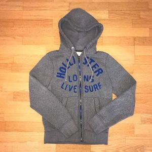 Hollister women’s small zippered Hoodie